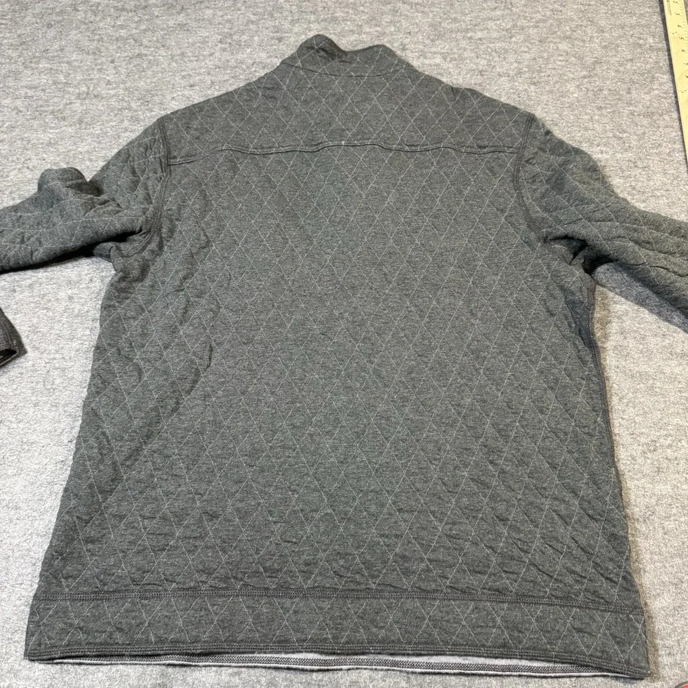 Tommy Bahama Greenwich Quilted Half Zip Reversible Pullover Mens L NEW Preppy